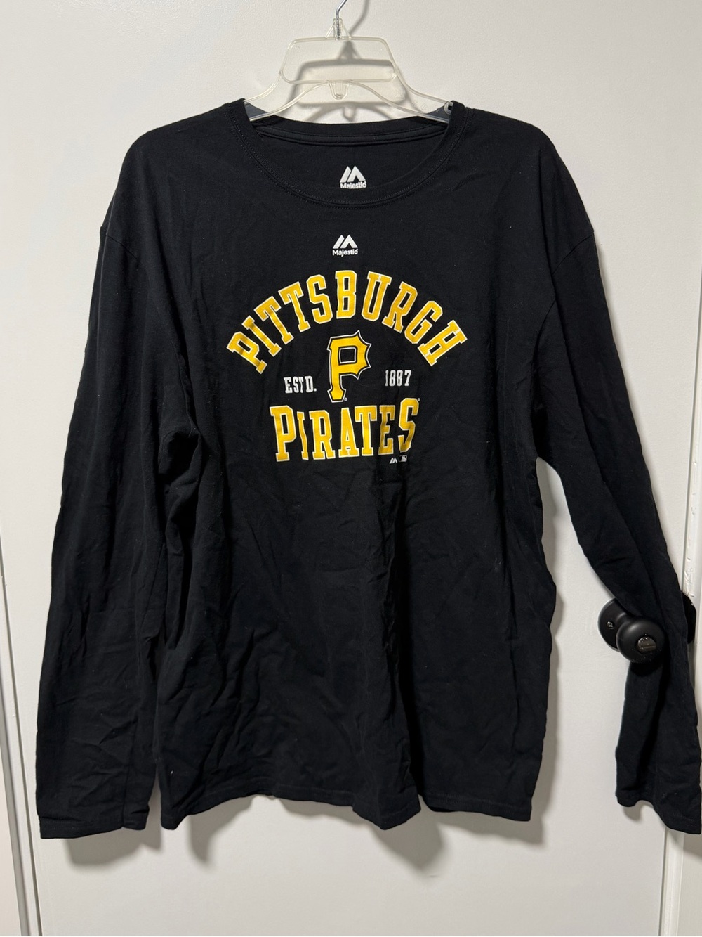 Pittsburgh Pirates Long Sleeve Tee Shirt | Size XL | Majestic Brand